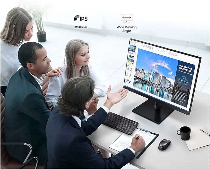 T45F Borderless IPS Panel Adjustable Professional Monitor